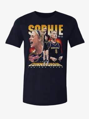 Sophie Cunningham Indiana Fever Tee Size Small NWT